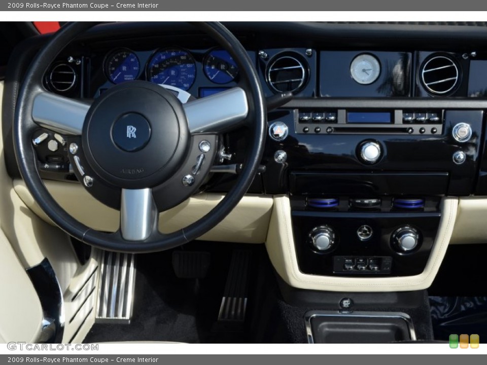 Creme Interior Controls for the 2009 Rolls-Royce Phantom Coupe #89258758