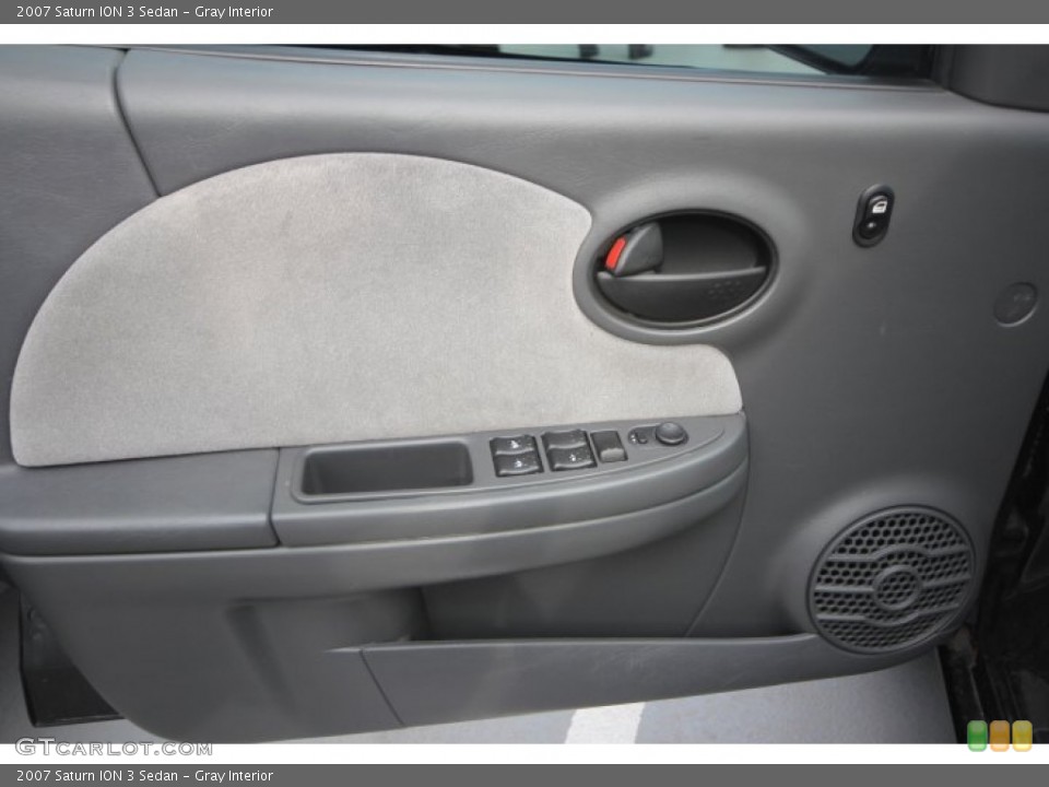 Gray Interior Door Panel for the 2007 Saturn ION 3 Sedan #89258869