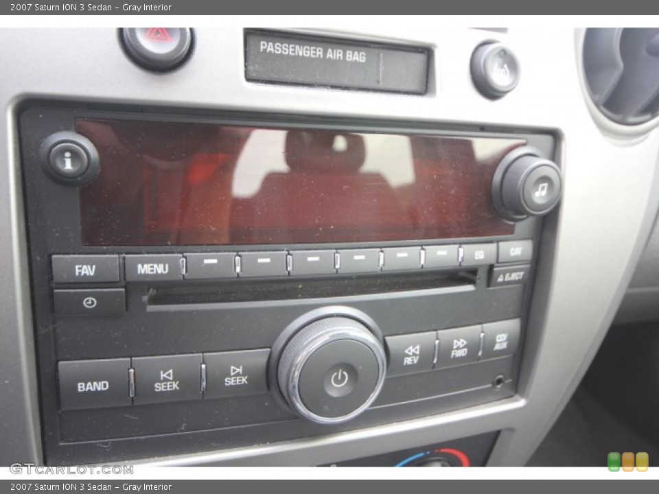 Gray Interior Audio System for the 2007 Saturn ION 3 Sedan #89258959
