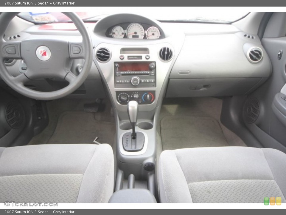 Gray Interior Dashboard for the 2007 Saturn ION 3 Sedan #89259044