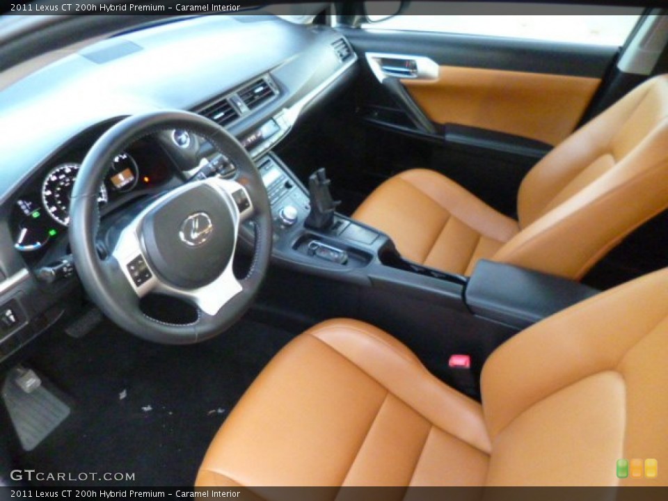 Caramel 2011 Lexus CT Interiors