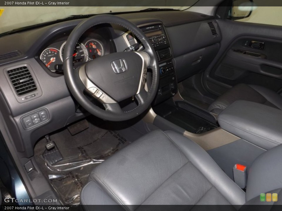 Gray Interior Prime Interior for the 2007 Honda Pilot EX-L #89270444