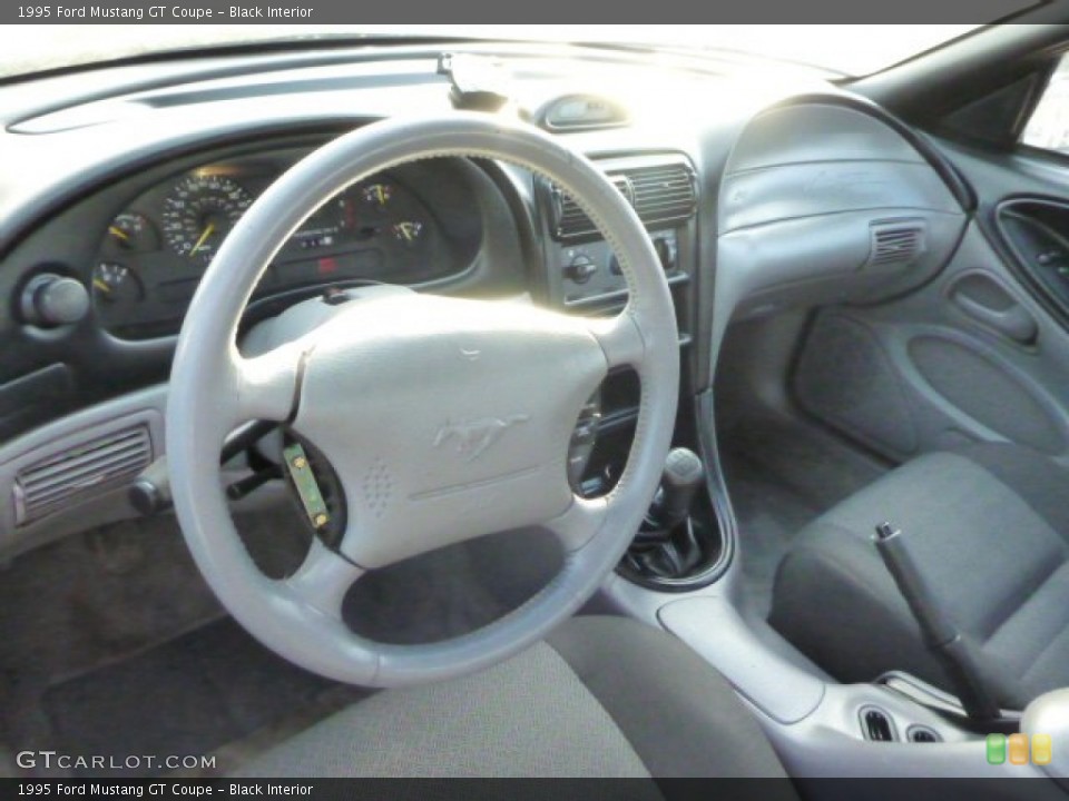 Black 1995 Ford Mustang Interiors