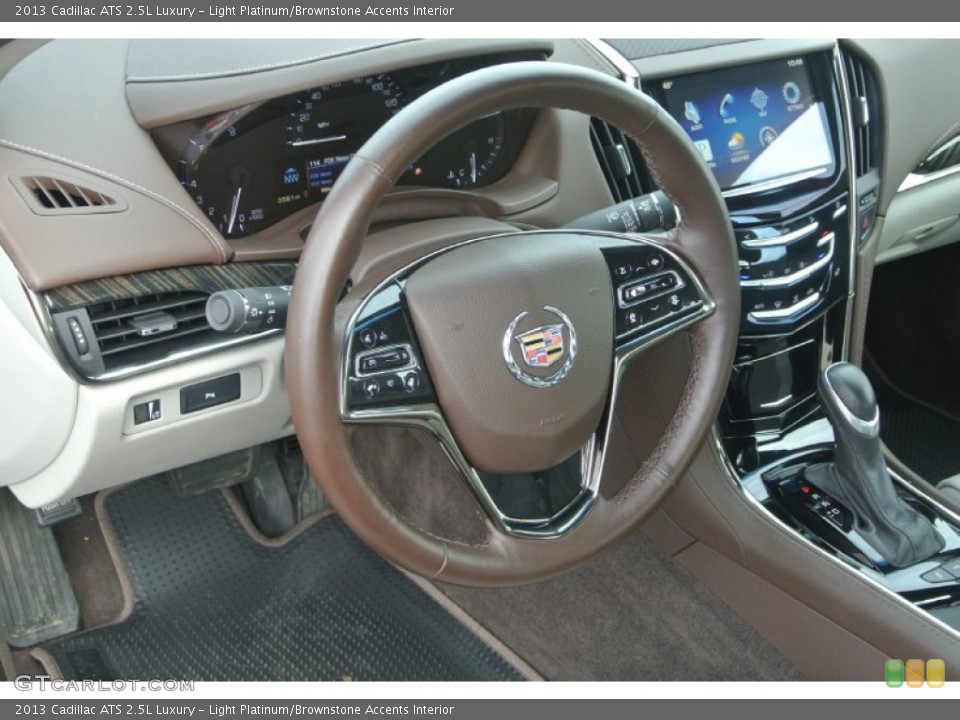 Light Platinum/Brownstone Accents Interior Dashboard for the 2013 Cadillac ATS 2.5L Luxury #89272709