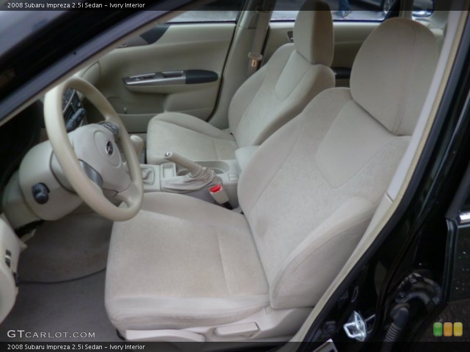 Ivory Interior Front Seat for the 2008 Subaru Impreza 2.5i Sedan #89275203