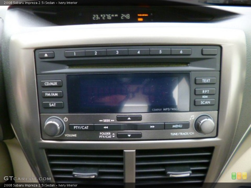 Ivory Interior Controls for the 2008 Subaru Impreza 2.5i Sedan #89275468