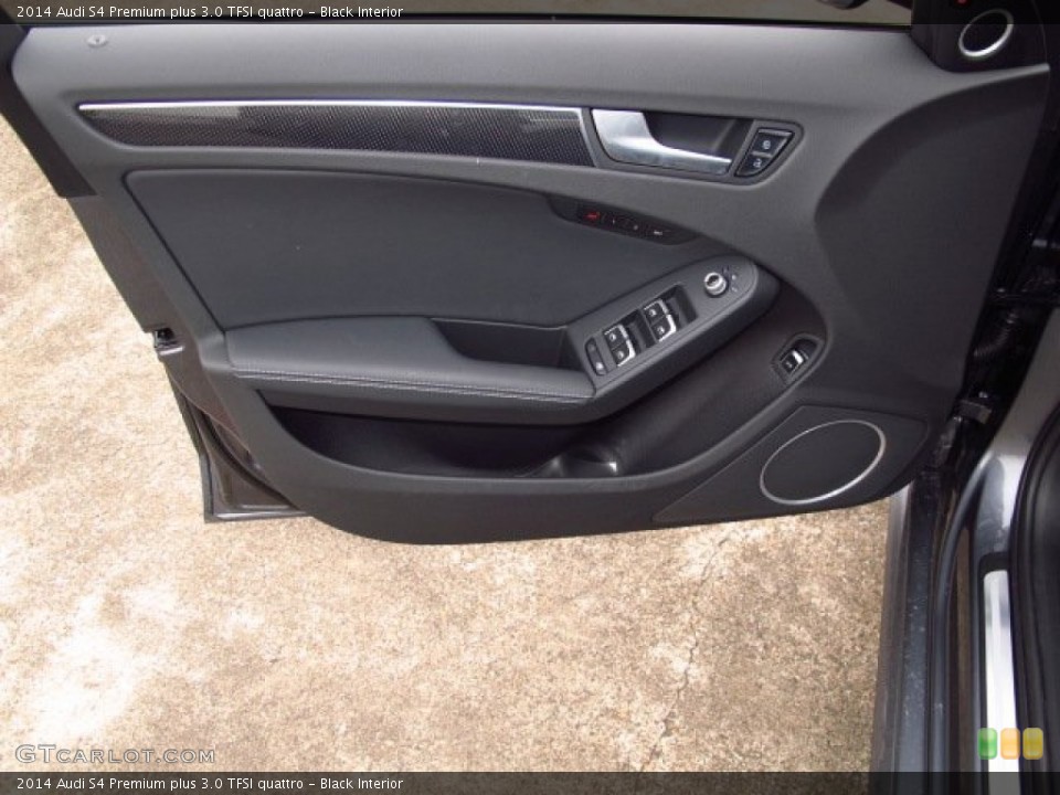 Black Interior Door Panel for the 2014 Audi S4 Premium plus 3.0 TFSI quattro #89275941