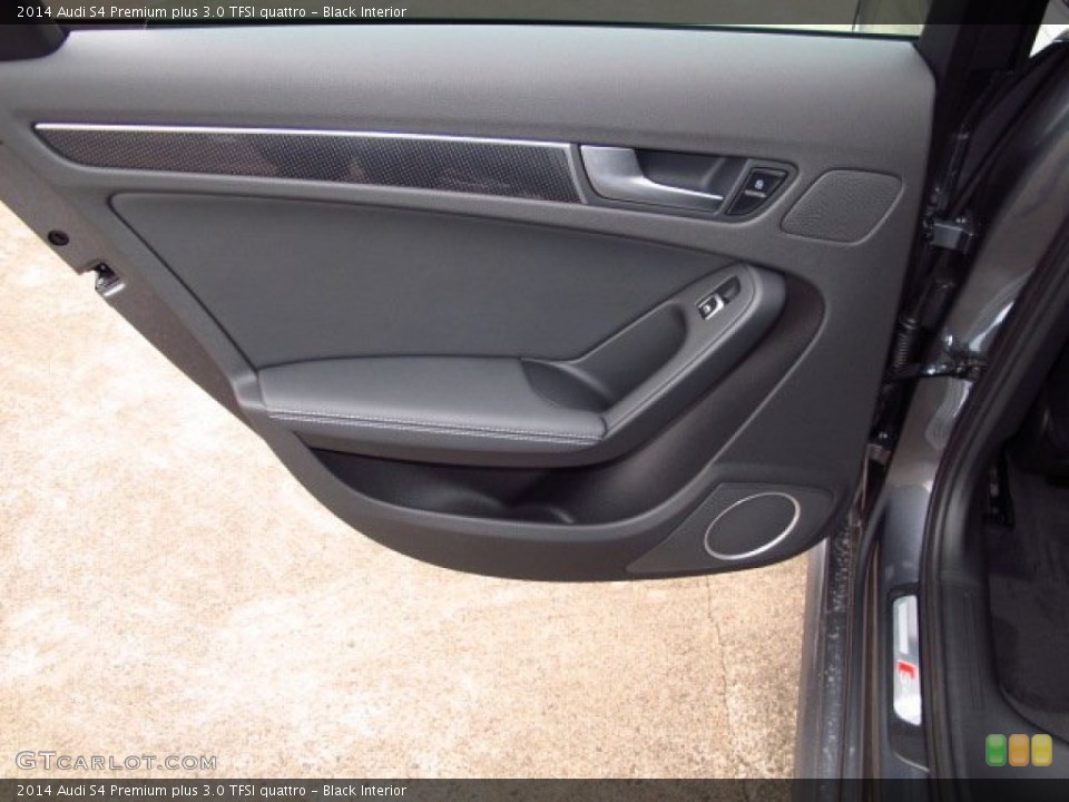 Black Interior Door Panel for the 2014 Audi S4 Premium plus 3.0 TFSI quattro #89275989