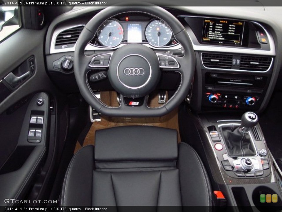 Black Interior Dashboard for the 2014 Audi S4 Premium plus 3.0 TFSI quattro #89276034