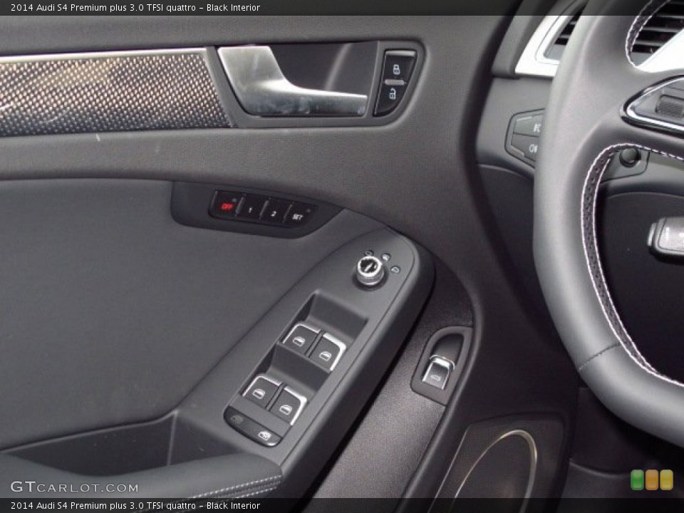 Black Interior Controls for the 2014 Audi S4 Premium plus 3.0 TFSI quattro #89276097