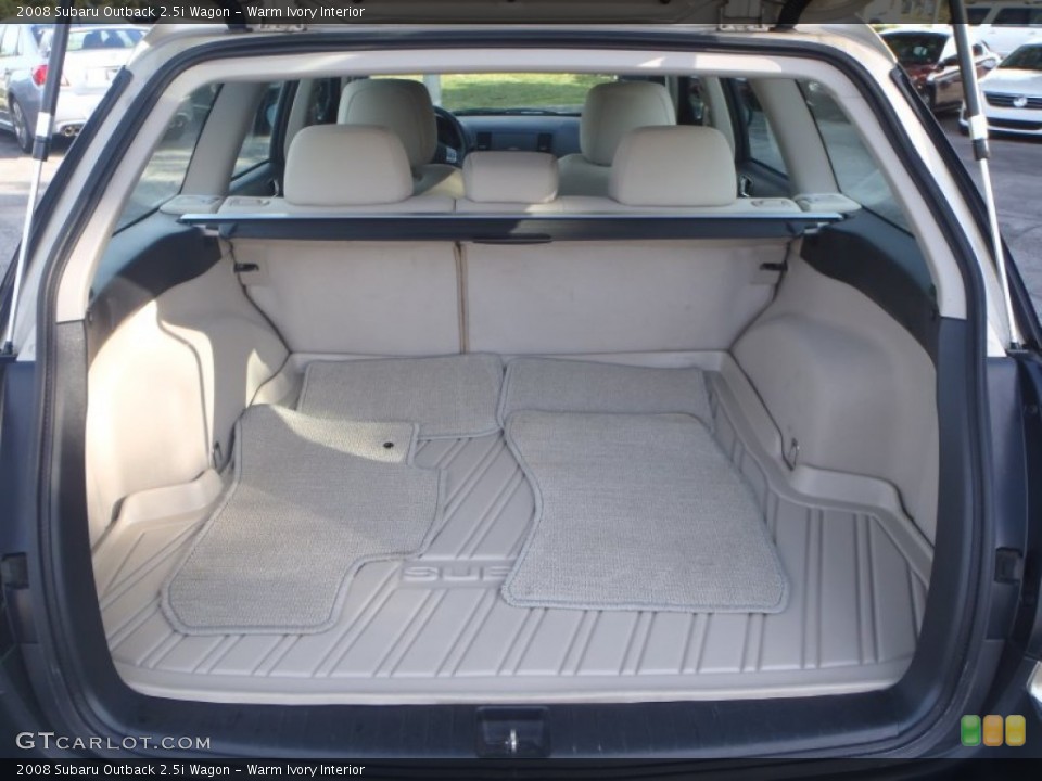 Warm Ivory Interior Trunk for the 2008 Subaru Outback 2.5i Wagon #89276746