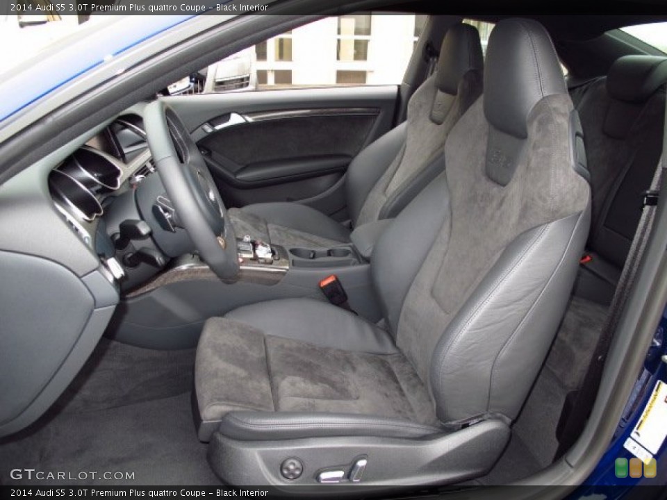 Black Interior Front Seat for the 2014 Audi S5 3.0T Premium Plus quattro Coupe #89277094