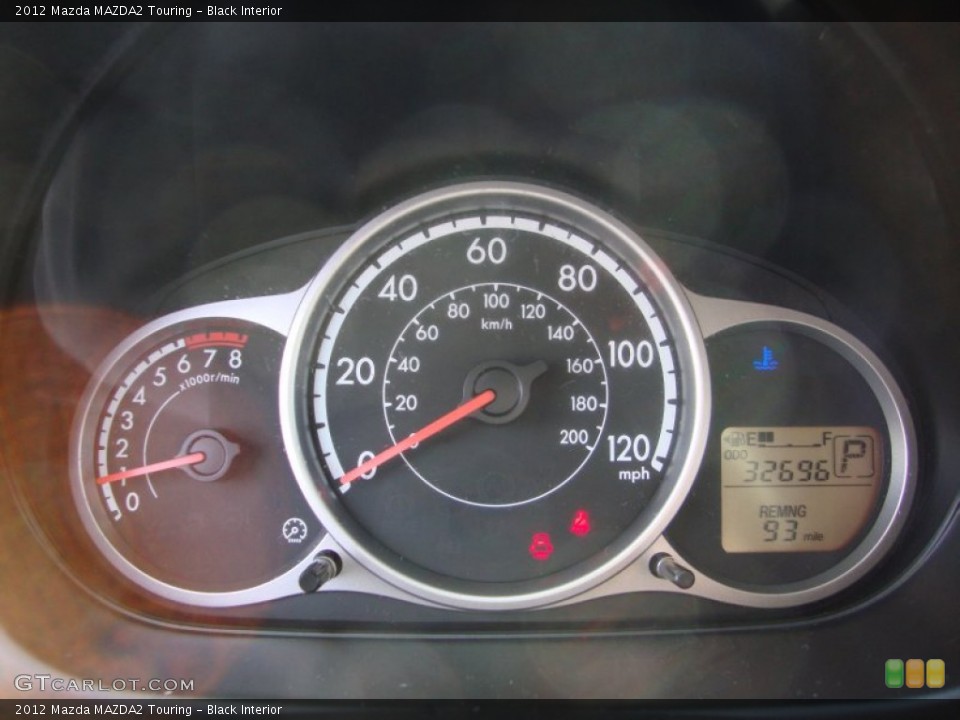 Black Interior Gauges for the 2012 Mazda MAZDA2 Touring #89277894