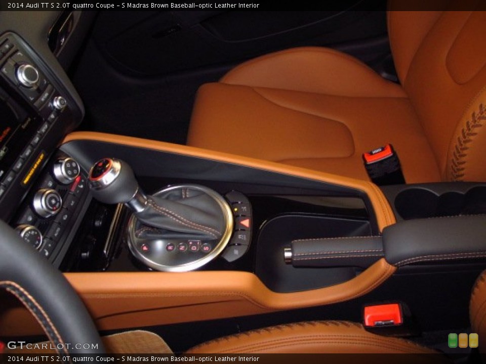 S Madras Brown Baseball-optic Leather Interior Transmission for the 2014 Audi TT S 2.0T quattro Coupe #89278428