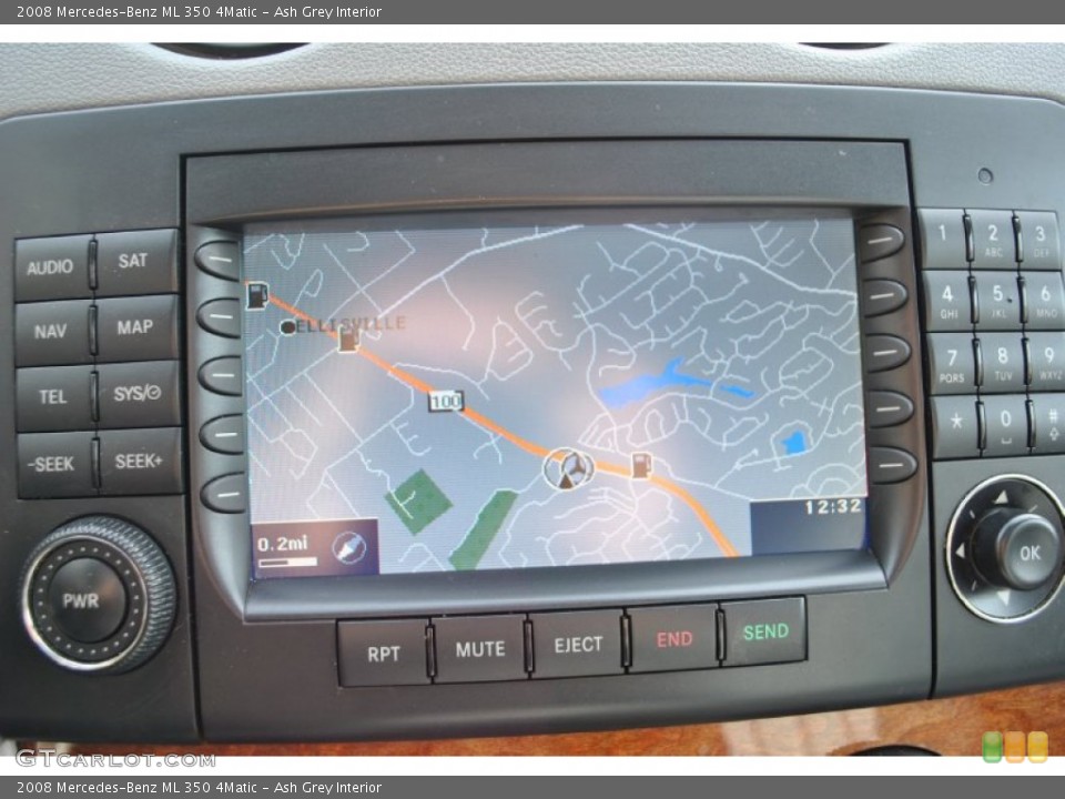 Ash Grey Interior Navigation for the 2008 Mercedes-Benz ML 350 4Matic #89280367