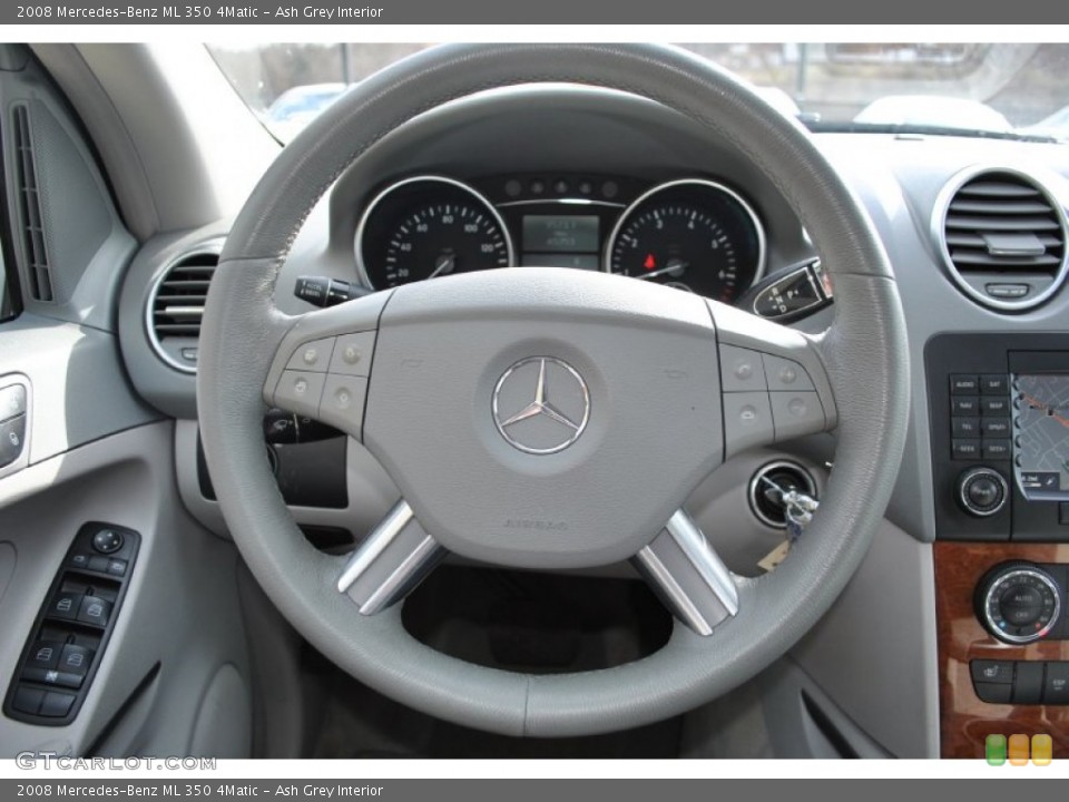Ash Grey Interior Steering Wheel for the 2008 Mercedes-Benz ML 350 4Matic #89280678