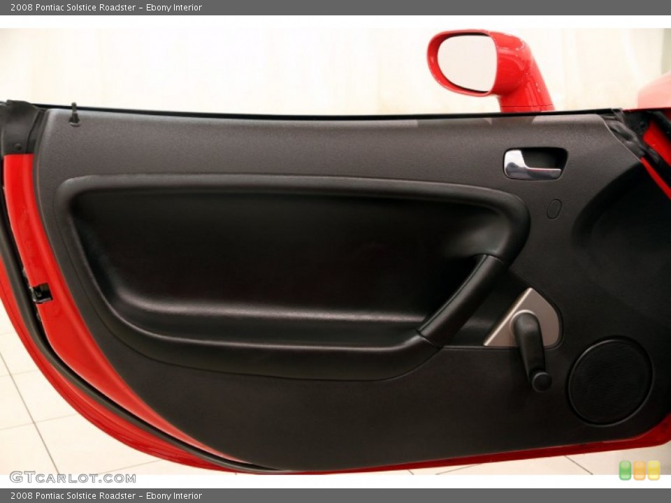 Ebony Interior Door Panel for the 2008 Pontiac Solstice Roadster #89280768