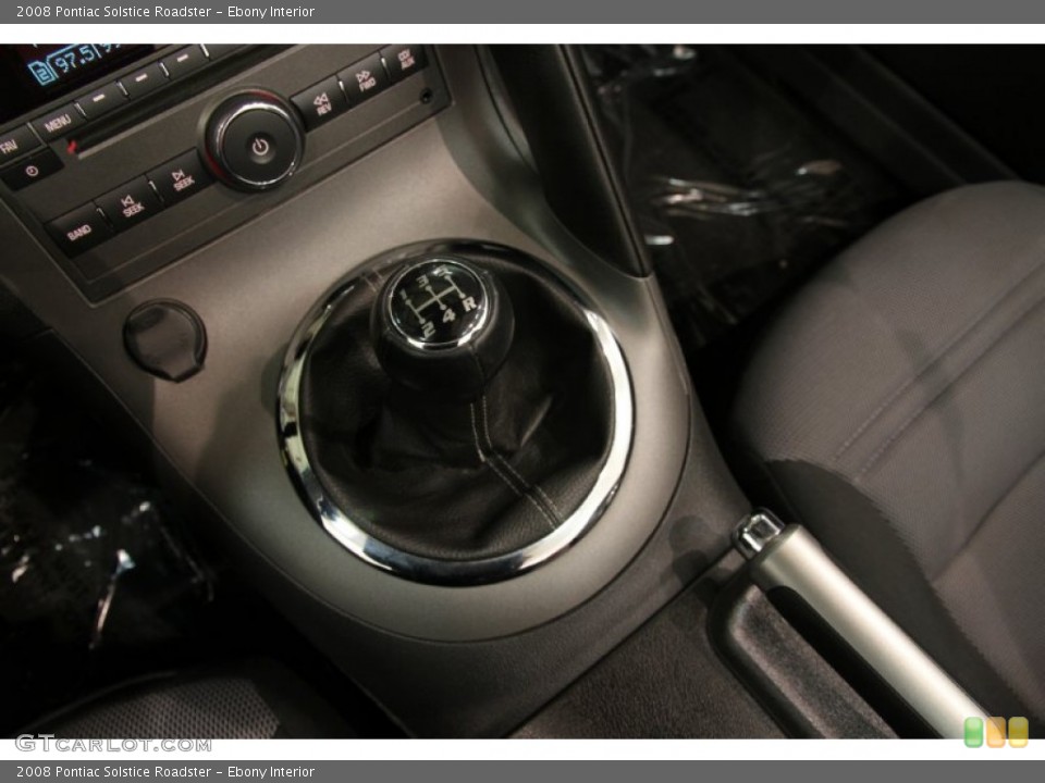 Ebony Interior Transmission for the 2008 Pontiac Solstice Roadster #89280918