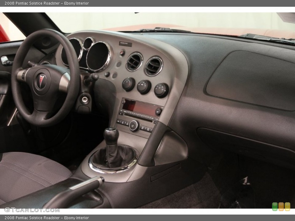 Ebony Interior Dashboard for the 2008 Pontiac Solstice Roadster #89280938