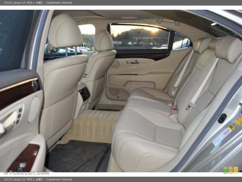 Cashmere Interior Rear Seat for the 2010 Lexus LS 460 L AWD #89280978