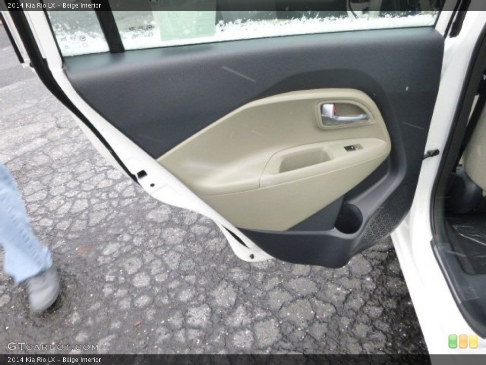 Beige Interior Door Panel for the 2014 Kia Rio LX #89281425