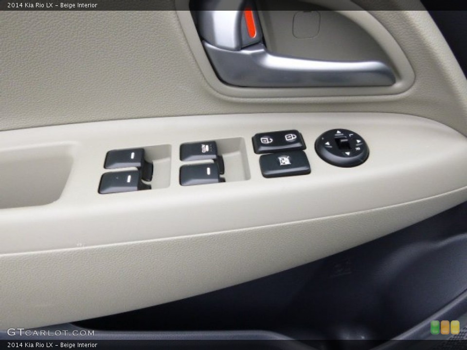 Beige Interior Controls for the 2014 Kia Rio LX #89281491