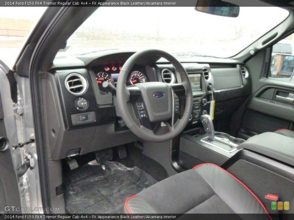 FX Appearance Black Leather/Alcantara Interior Prime Interior for the 2014 Ford F150 FX4 Tremor Regular Cab 4x4 #89282243