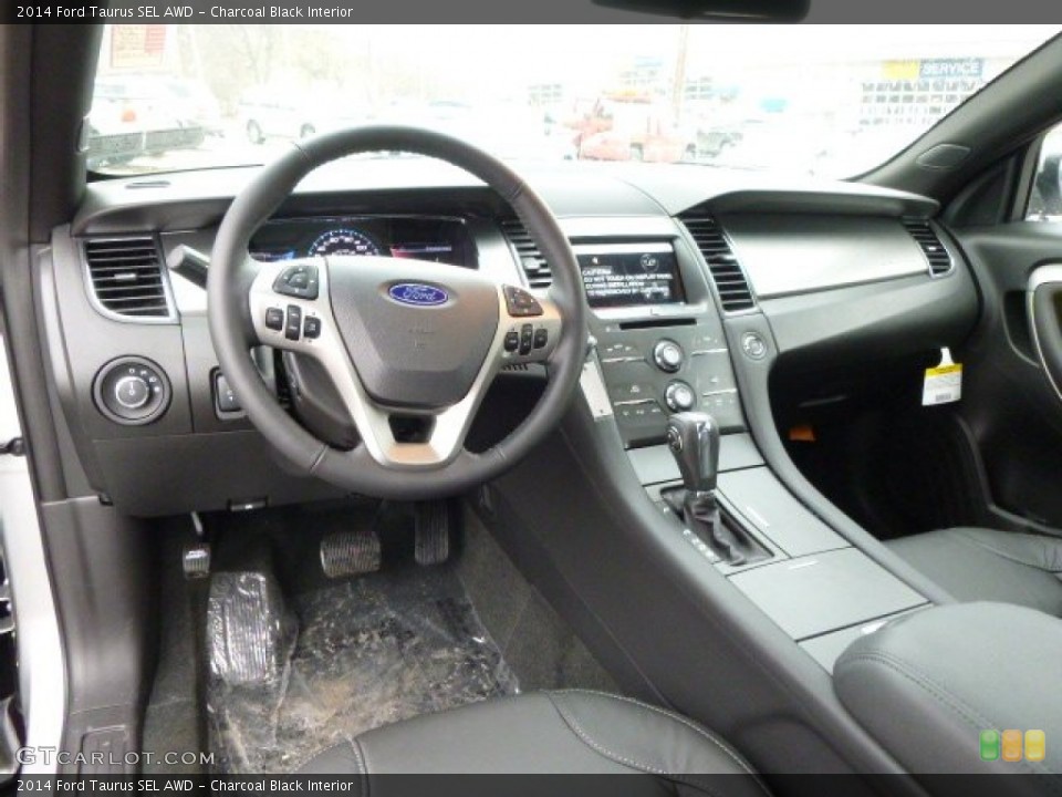 Charcoal Black Interior Prime Interior for the 2014 Ford Taurus SEL AWD #89282741