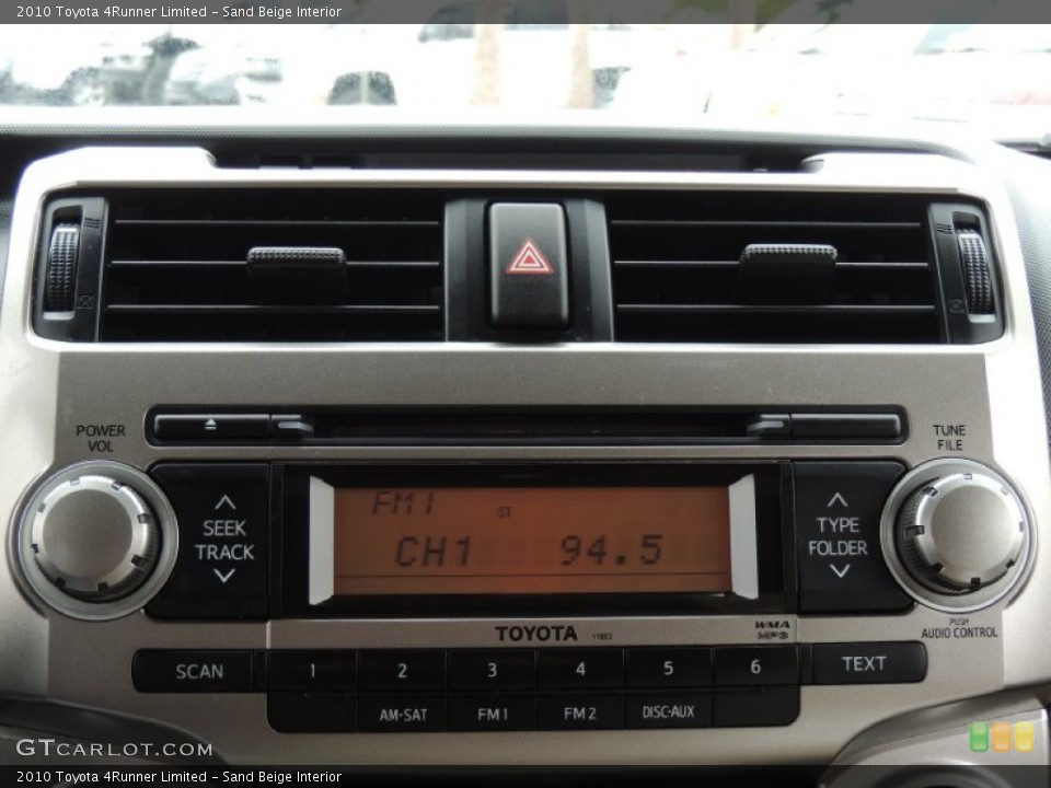 Sand Beige Interior Audio System for the 2010 Toyota 4Runner Limited #89283510