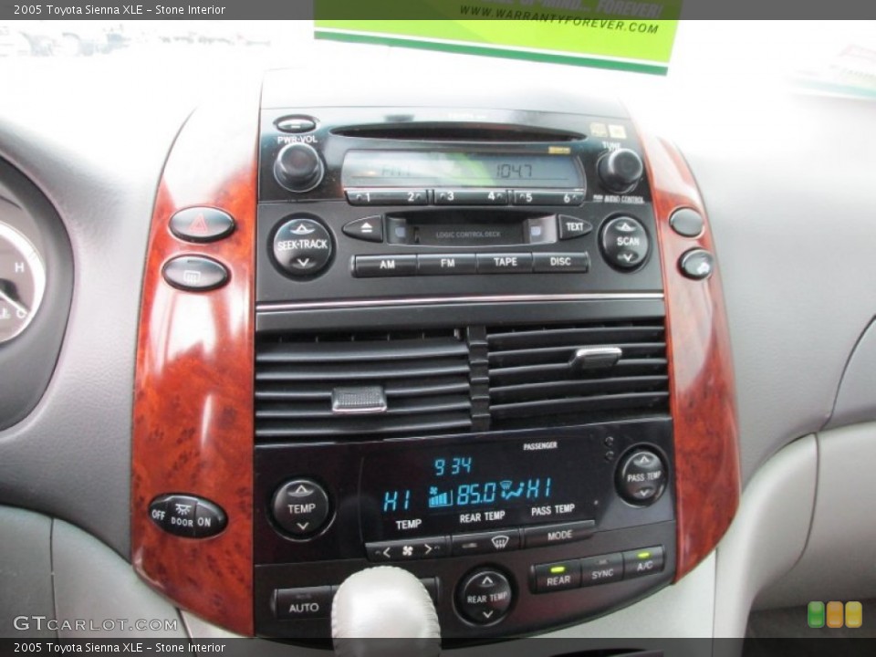 Stone Interior Controls for the 2005 Toyota Sienna XLE #89283813
