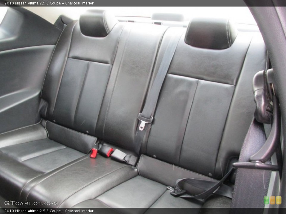 Charcoal Interior Rear Seat for the 2010 Nissan Altima 2.5 S Coupe #89284764