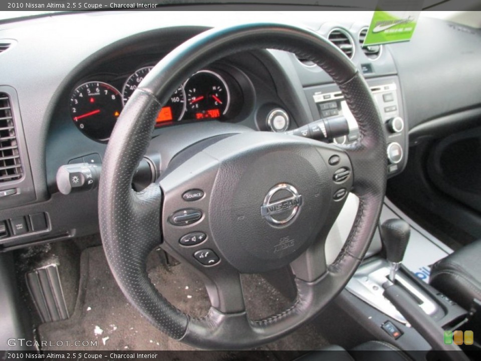 Charcoal Interior Steering Wheel for the 2010 Nissan Altima 2.5 S Coupe #89284791