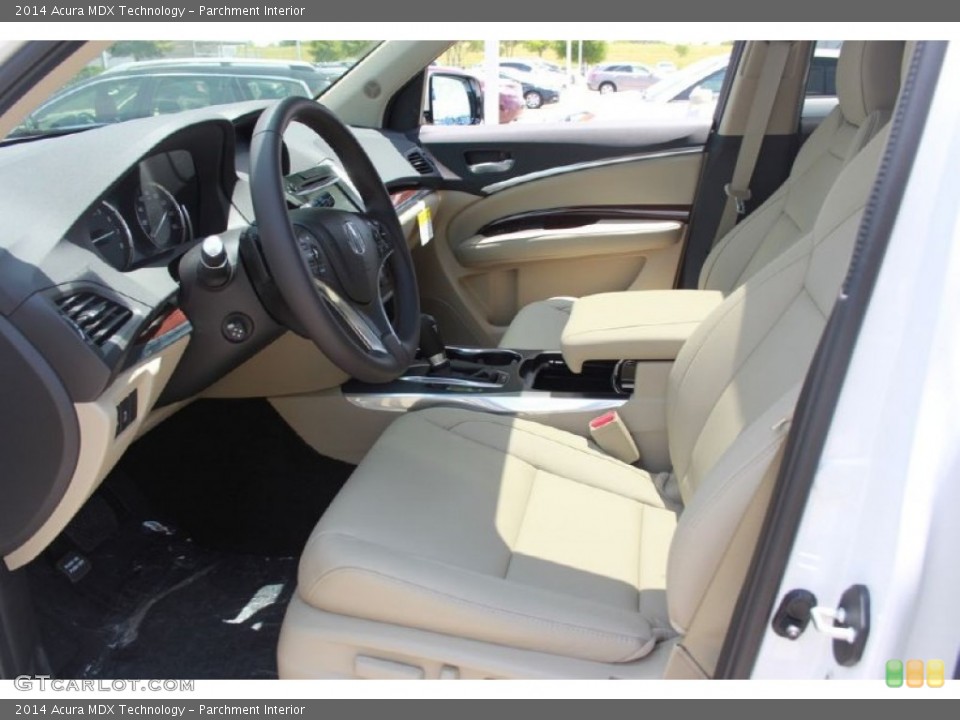 Parchment Interior Front Seat for the 2014 Acura MDX Technology #89285223