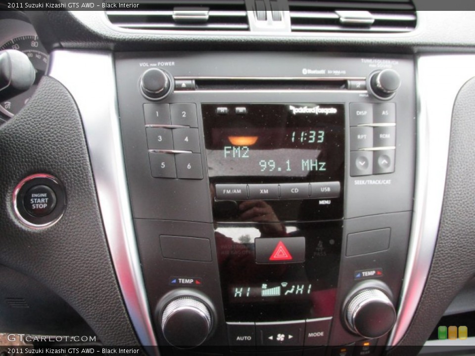 Black Interior Controls for the 2011 Suzuki Kizashi GTS AWD #89286336