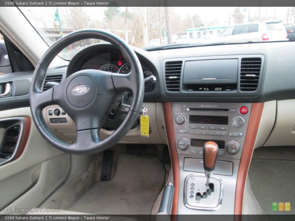 Taupe Interior Dashboard for the 2006 Subaru Outback 2.5i Limited Wagon #89287197