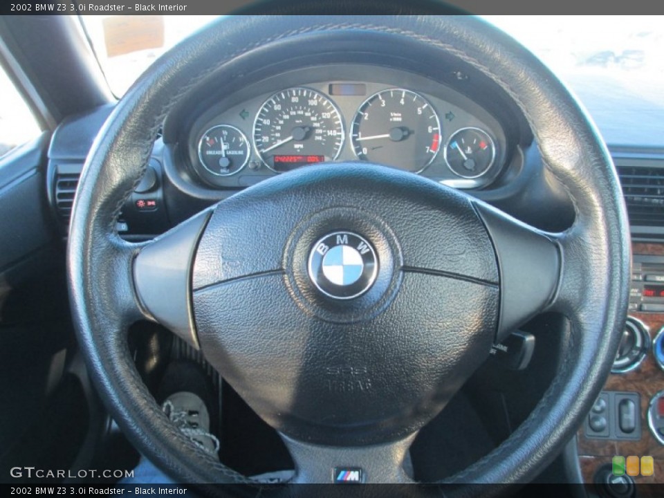 Black Interior Steering Wheel for the 2002 BMW Z3 3.0i Roadster #89288733