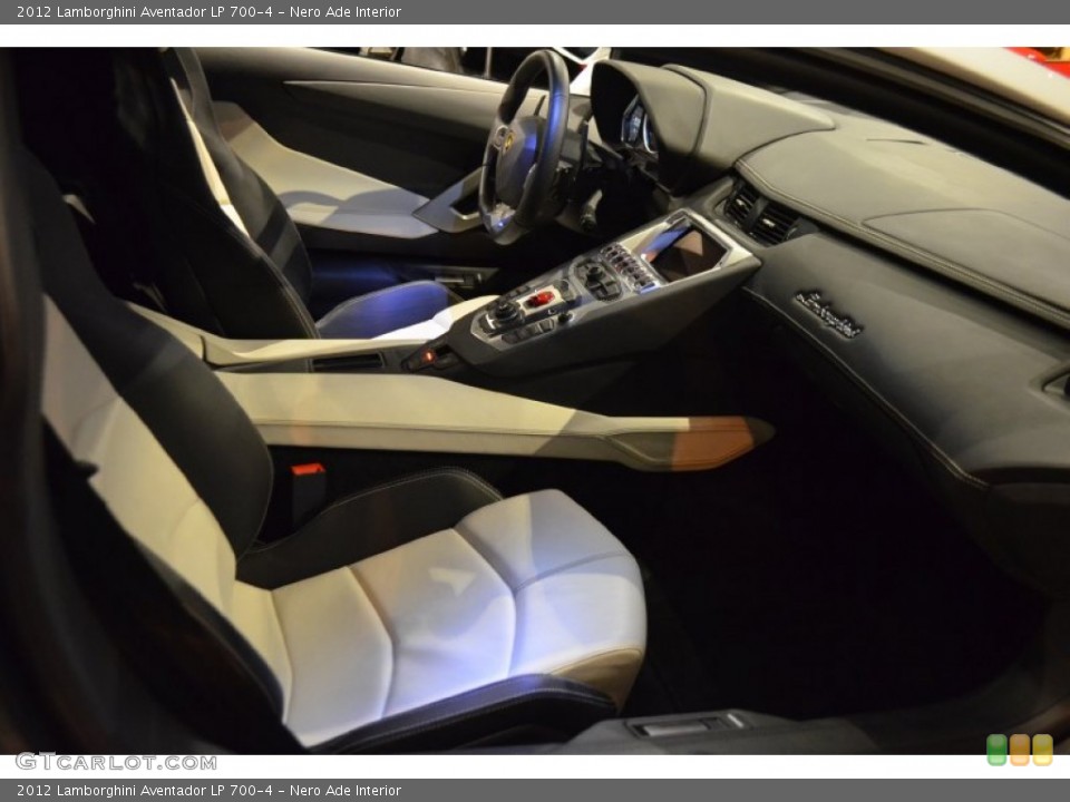 Nero Ade Interior Photo for the 2012 Lamborghini Aventador LP 700-4 #89292363