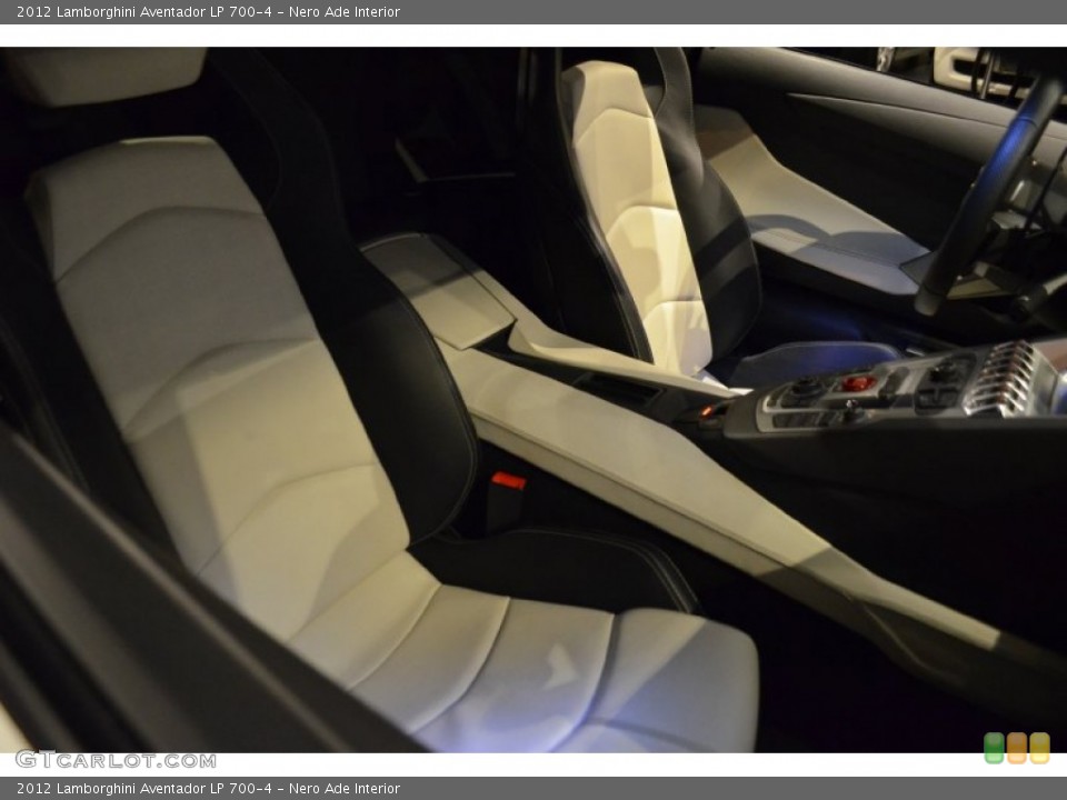 Nero Ade Interior Front Seat for the 2012 Lamborghini Aventador LP 700-4 #89292384