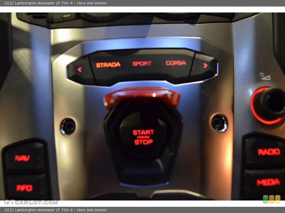 Nero Ade Interior Controls for the 2012 Lamborghini Aventador LP 700-4 #89292576