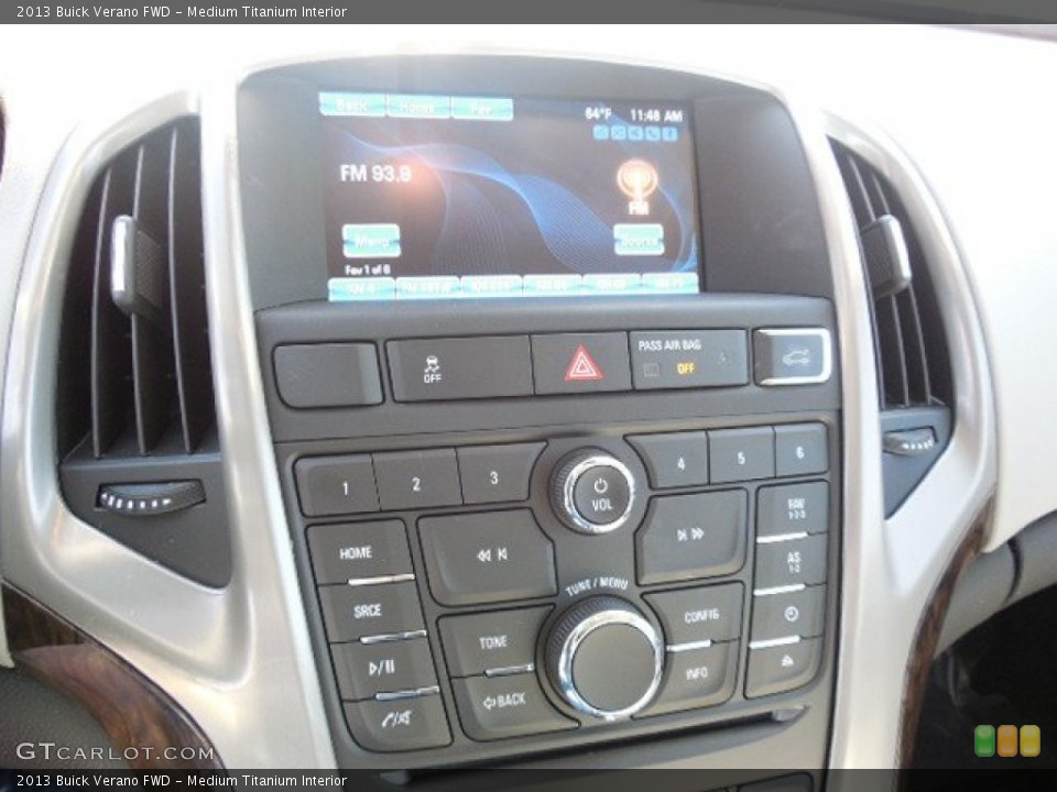 Medium Titanium Interior Controls for the 2013 Buick Verano FWD #89293462