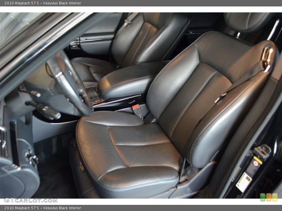 Vesuvius Black Interior Front Seat for the 2010 Maybach 57 S #89293526