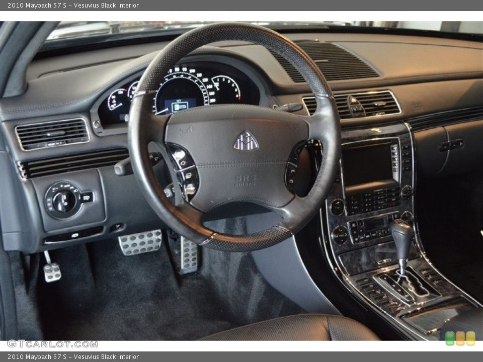 Vesuvius Black Interior Dashboard for the 2010 Maybach 57 S #89293545
