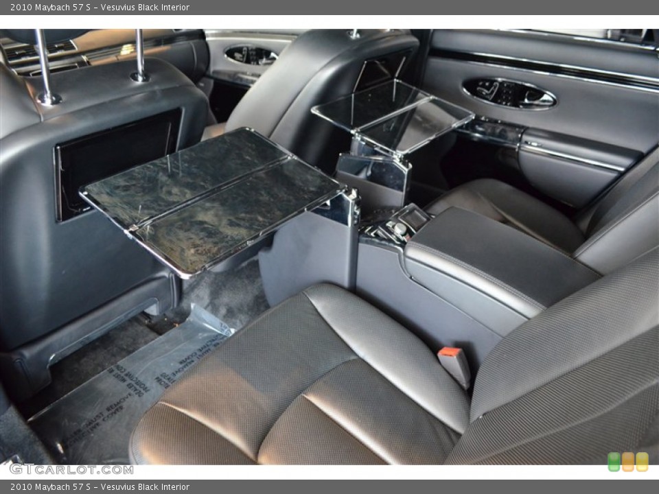 Vesuvius Black Interior Rear Seat for the 2010 Maybach 57 S #89293644