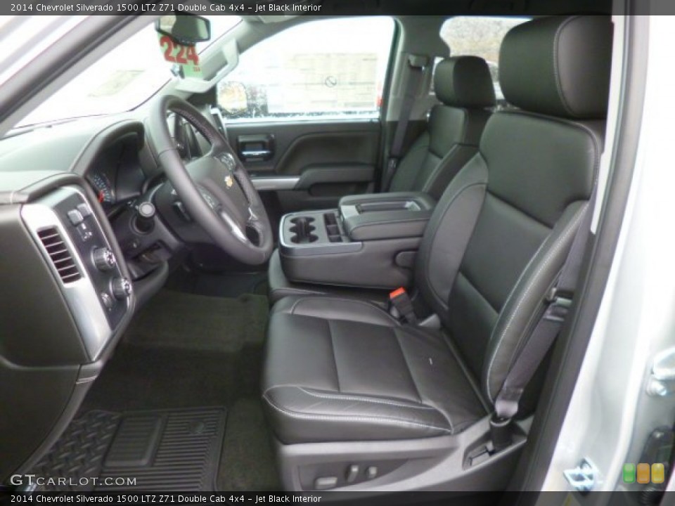 Jet Black Interior Front Seat for the 2014 Chevrolet Silverado 1500 LTZ Z71 Double Cab 4x4 #89293746