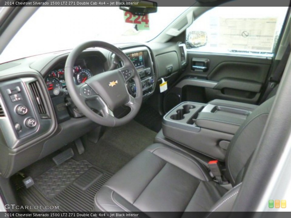 Jet Black Interior Prime Interior for the 2014 Chevrolet Silverado 1500 LTZ Z71 Double Cab 4x4 #89293770