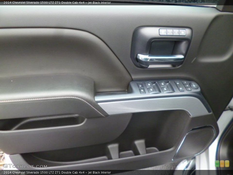 Jet Black Interior Door Panel for the 2014 Chevrolet Silverado 1500 LTZ Z71 Double Cab 4x4 #89293787