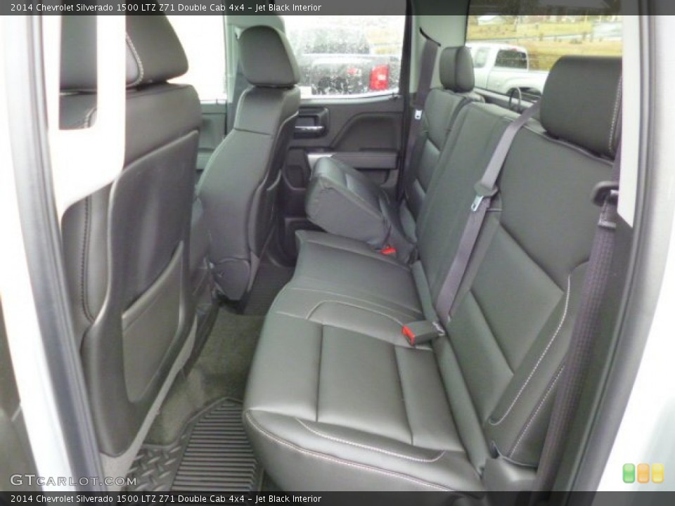Jet Black Interior Rear Seat for the 2014 Chevrolet Silverado 1500 LTZ Z71 Double Cab 4x4 #89293800