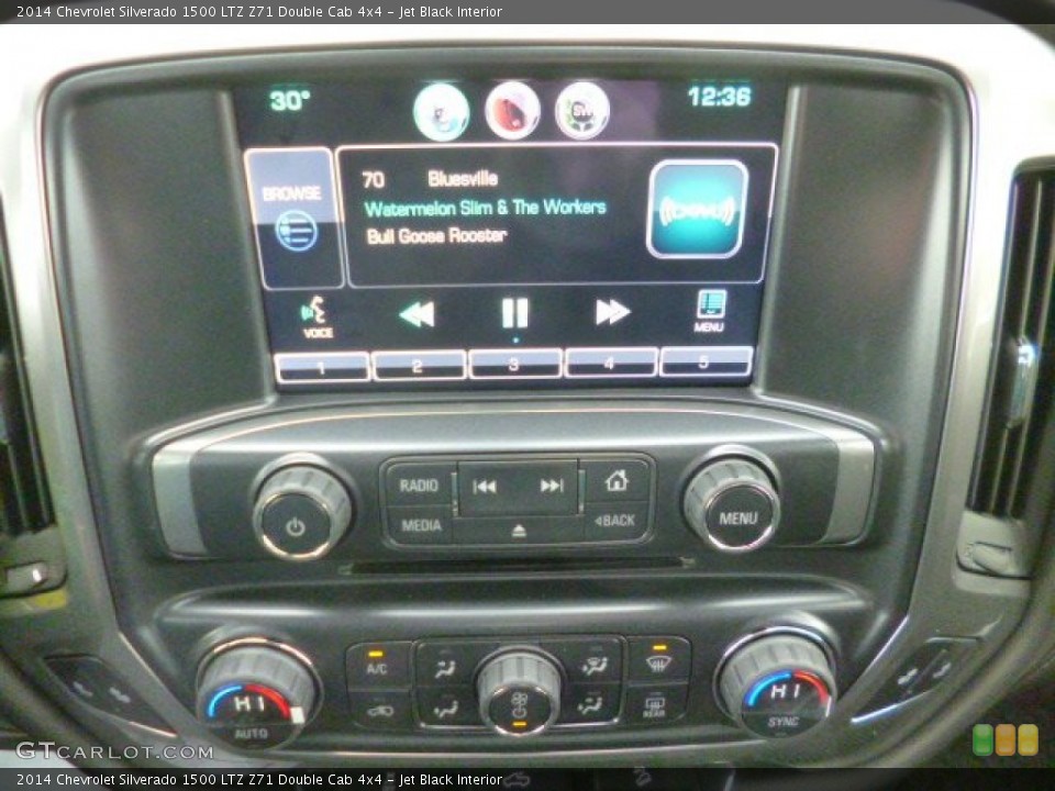 Jet Black Interior Controls for the 2014 Chevrolet Silverado 1500 LTZ Z71 Double Cab 4x4 #89293917