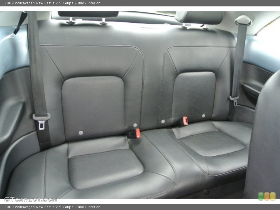 Black Interior Rear Seat for the 2009 Volkswagen New Beetle 2.5 Coupe #89295012
