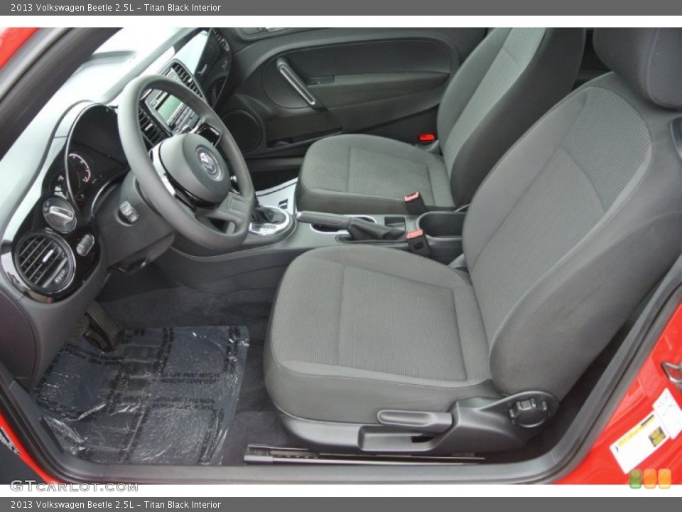 Titan Black Interior Front Seat for the 2013 Volkswagen Beetle 2.5L #89296326